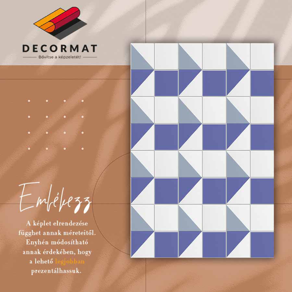 Covor interior din vinil Forme acuarelă