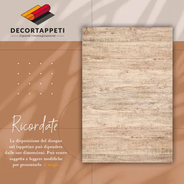 Covor interior din vinil Materie prima de lemn