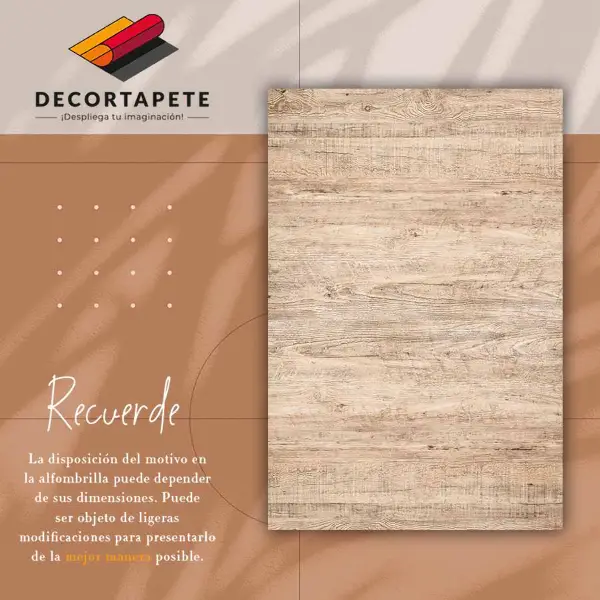 Covor interior din vinil Materie prima de lemn