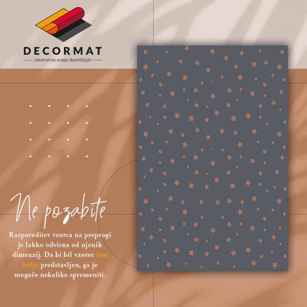 Covor de vinil Stea geometrică