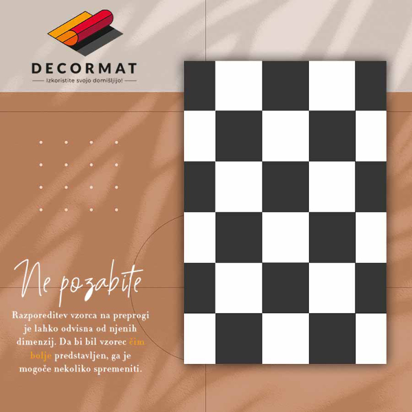 Covor de vinil acasă Tablă de şah