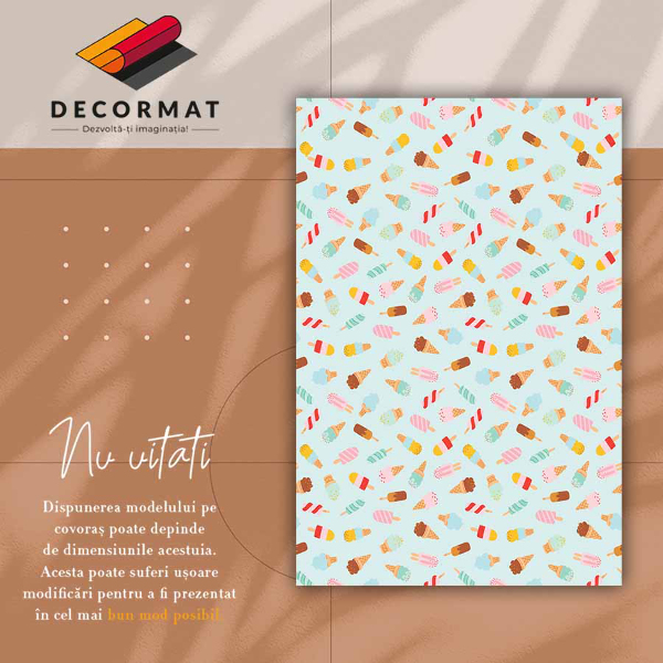 Covor de vinil acasă O varietate de înghețată