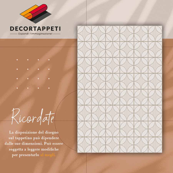 Covor de vinil acasă Roți geometrice