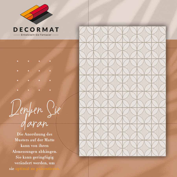 Covor de vinil acasă Roți geometrice