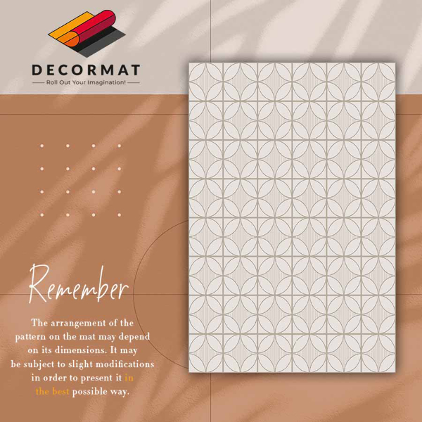 Covor de vinil acasă Roți geometrice