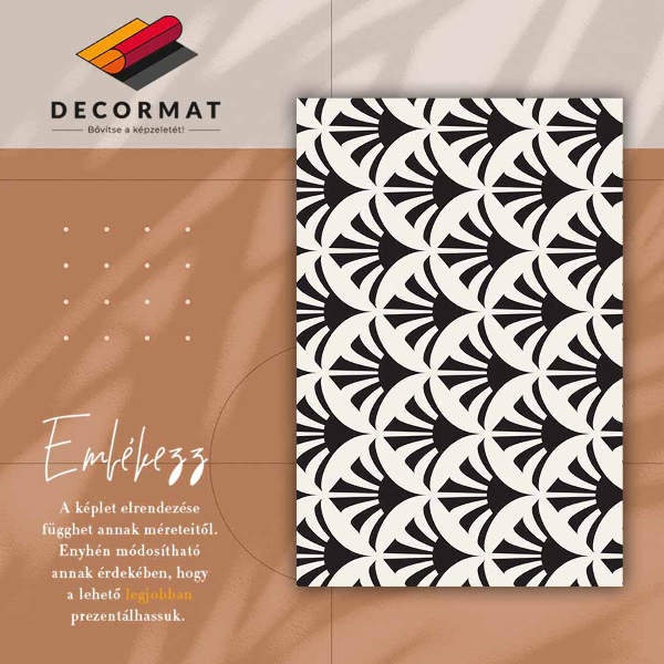 Covor interior din vinil Lista geometrică