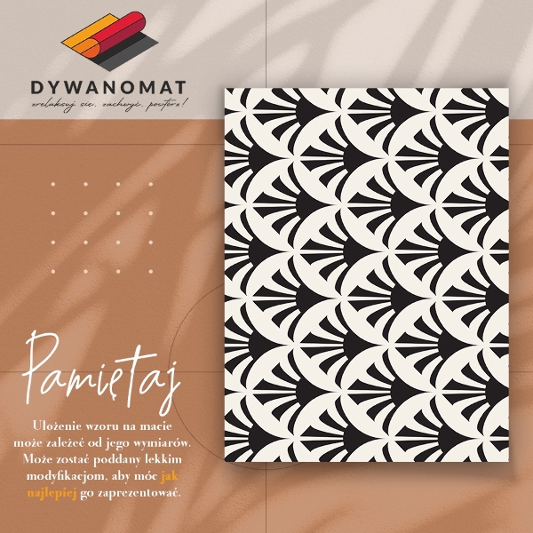 Covor interior din vinil Lista geometrică