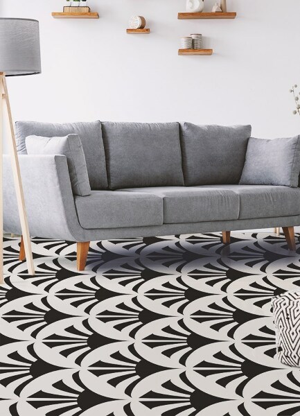 Covor interior din vinil Lista geometrică