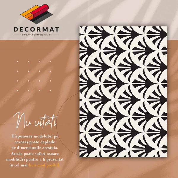 Covor interior din vinil Lista geometrică
