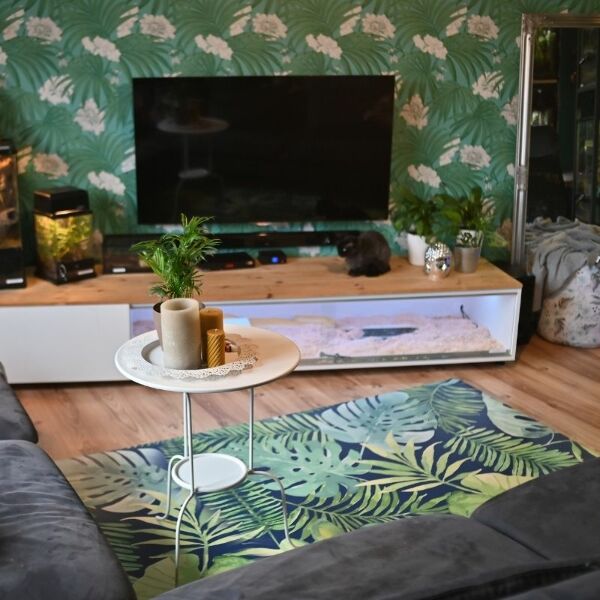 Covor interior din vinil Frunze tropicale