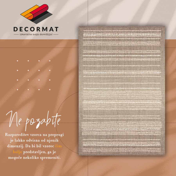 Covor interior din vinil Tesatura bej