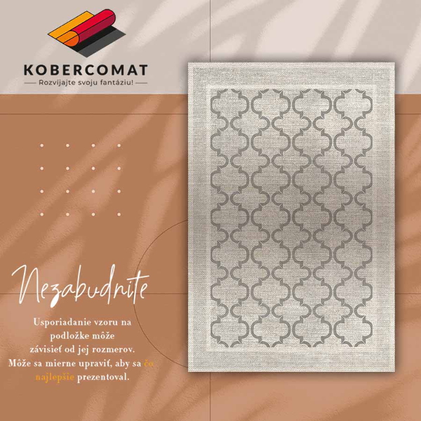 Covor interior din vinil Design marocan