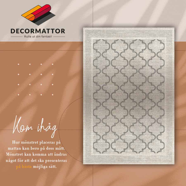 Covor interior din vinil Design marocan