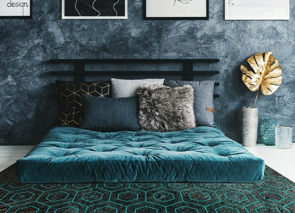 Covor interior din vinil Hexagoane retro
