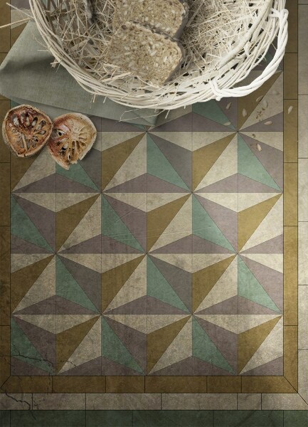 Covor interior din vinil Triunghiuri 3d