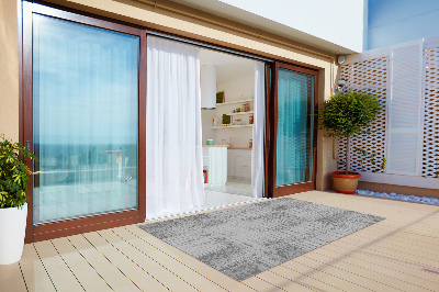 Covor de exterior pentru terasă mozaic gri