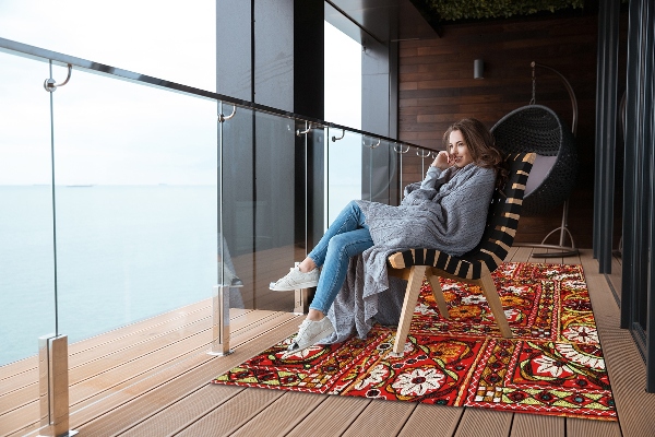 Covor de exterior pentru terasă Design turcesc