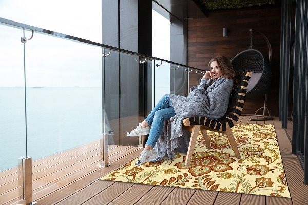 Covor de exterior pentru terasă model turcesc