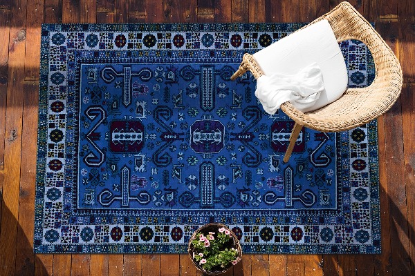 Covor de exterior pentru terasă stil oriental