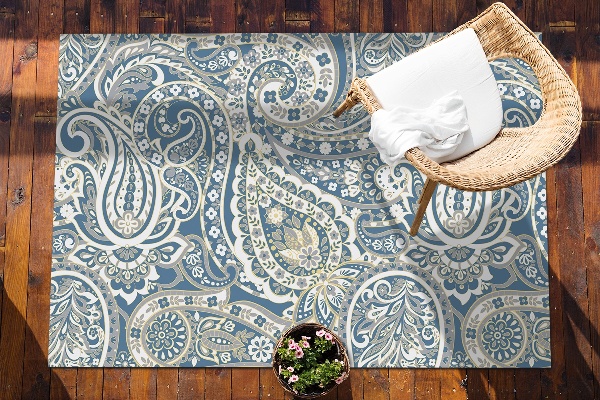 Covor de exterior pentru terasă persană Paisley