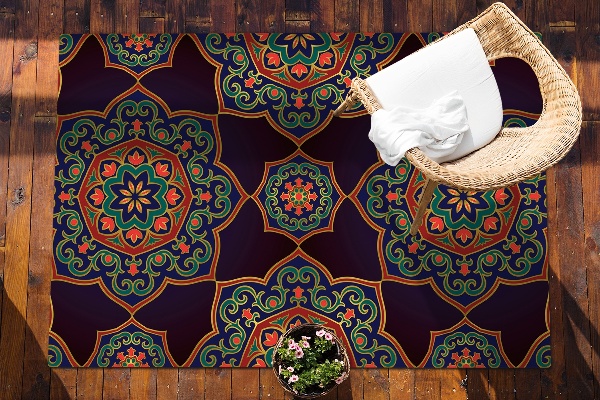 Covor pentru terasă Mandala ornament