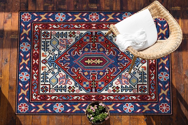 Covor pentru terasă ornamente populare