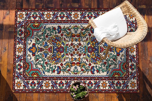 Covor de exterior modele multicolore