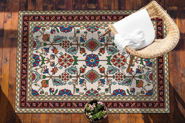 Covor pentru terasă mozaic florar