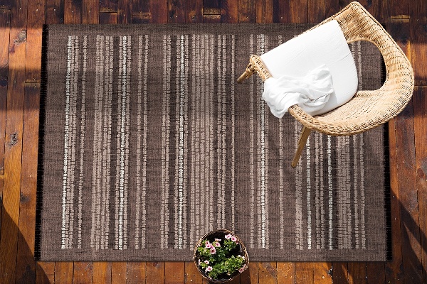 Covor pentru terasă Fabric model maro