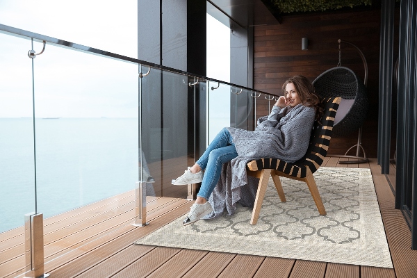 Covor de exterior pentru terasă Design marocan
