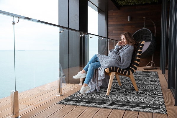 Covor de exterior diamante mici