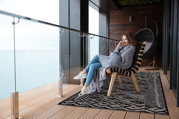 Covor de exterior pentru terasă modele mix