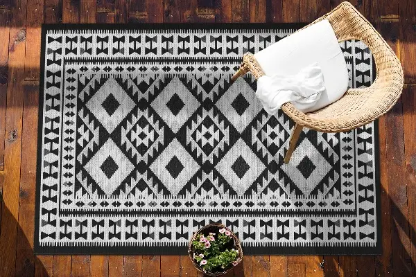 Covor de terasă model retro
