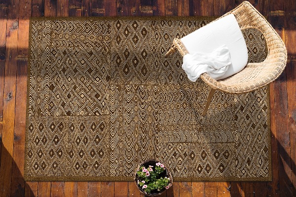 Covor pentru terasă model tribal
