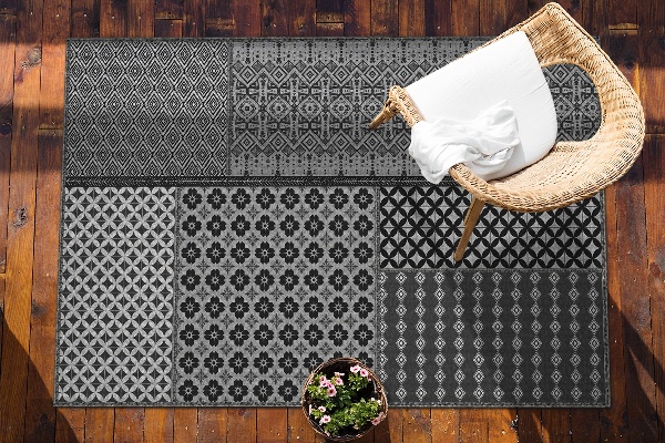 Covor pentru terasă stilul aztec