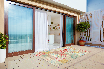 Covor pentru terasă mozaic colorat