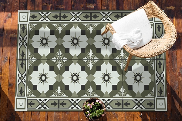 Covor de exterior Gresie model geometric