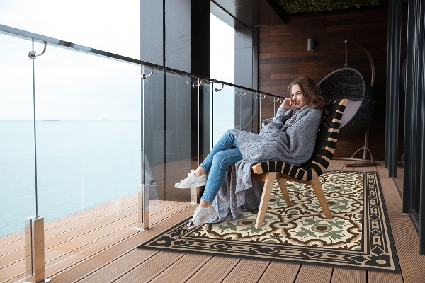 Covor de exterior modele ovale