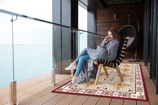 Covor de exterior stil oriental