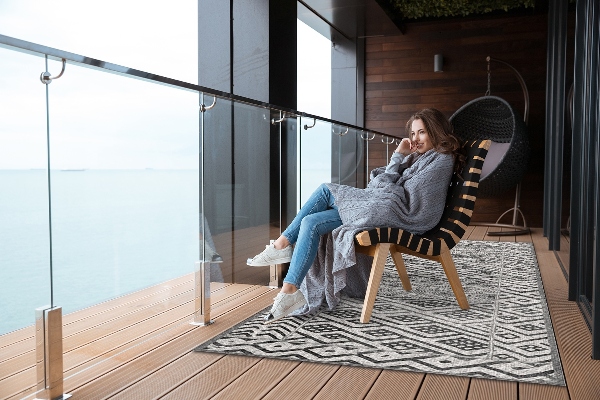 Covor de exterior model etnic
