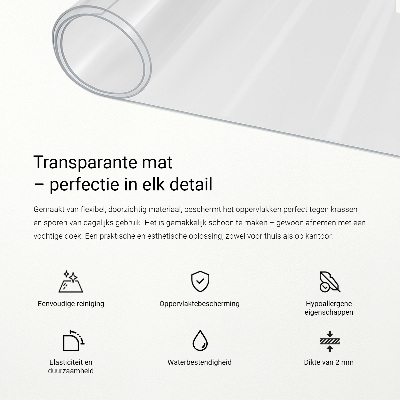 Sticlă moale transparentă