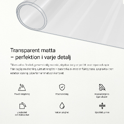 Sticlă moale transparentă