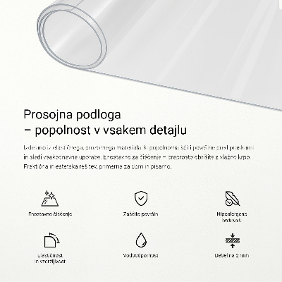 Sticlă moale transparentă