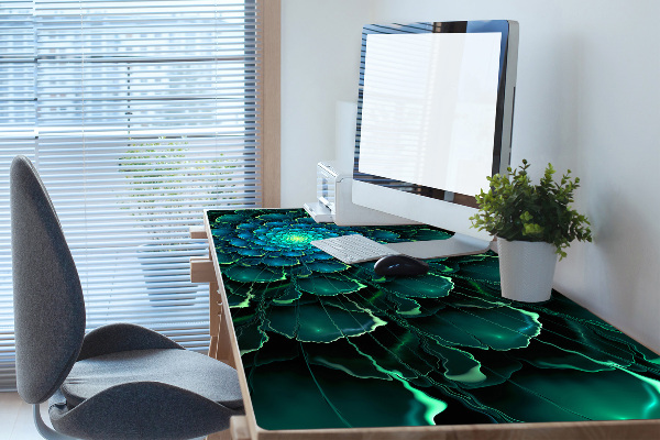 Mapa de birou floare verde