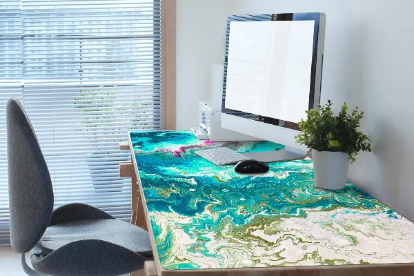 Mapa birou Abstracție verde