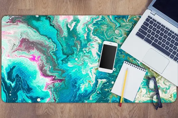 Mapa birou Abstracție verde