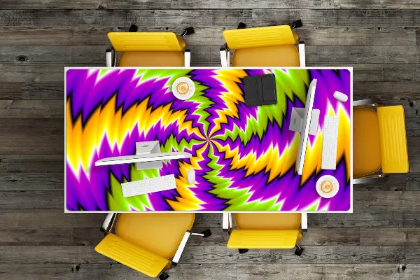 Mapa pentru birou vârtej abstract