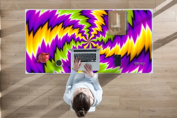 Mapa pentru birou vârtej abstract