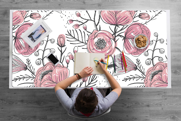 Mapa birou Pastel Roses Art