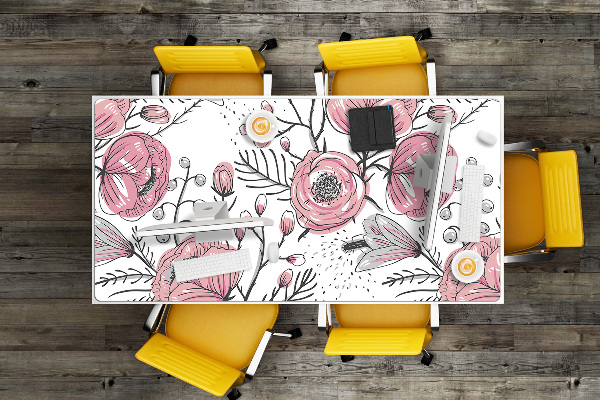 Mapa birou Pastel Roses Art